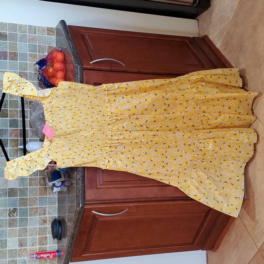 Kate Spade Yellow Daisy Dress